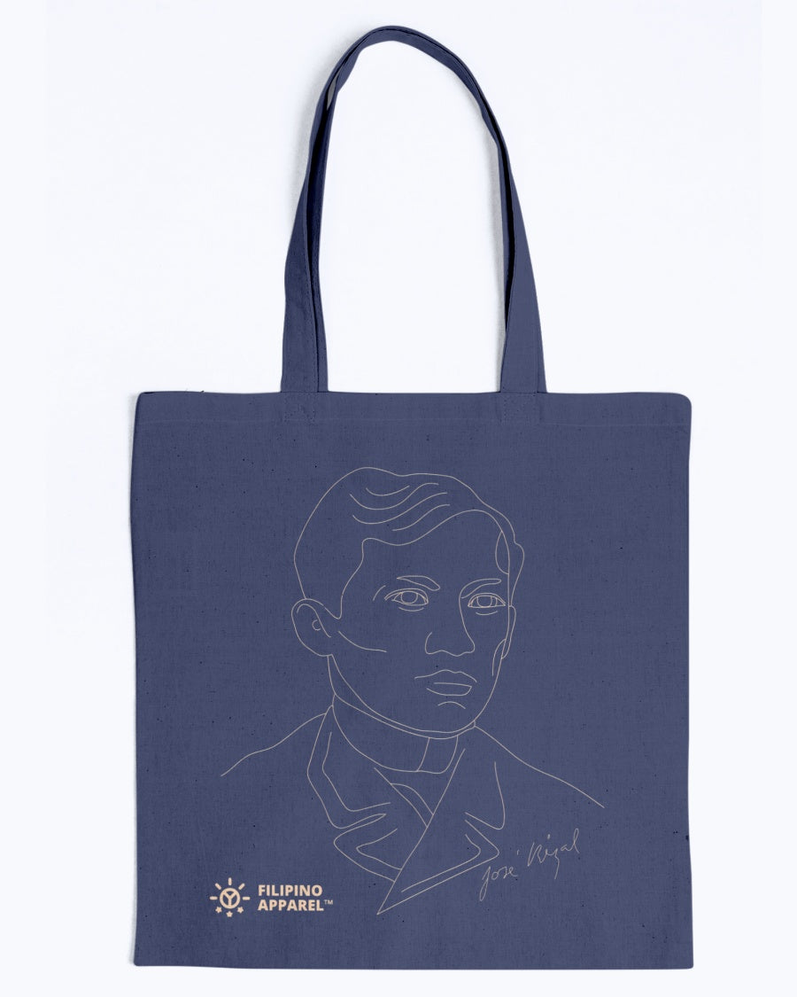 Jose Rizal Line Frame Jose Rizal Line Art Tote – Filipino Apparel